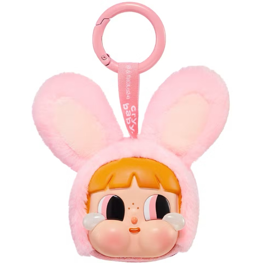 Pop Mart CRYBABY x Powerpuff Girls Series Bunny Blossom Vinyl Face Plush